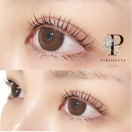 【話題の新メニュー】ハリウッドブロウリフト+パリジェンヌ　￥14600